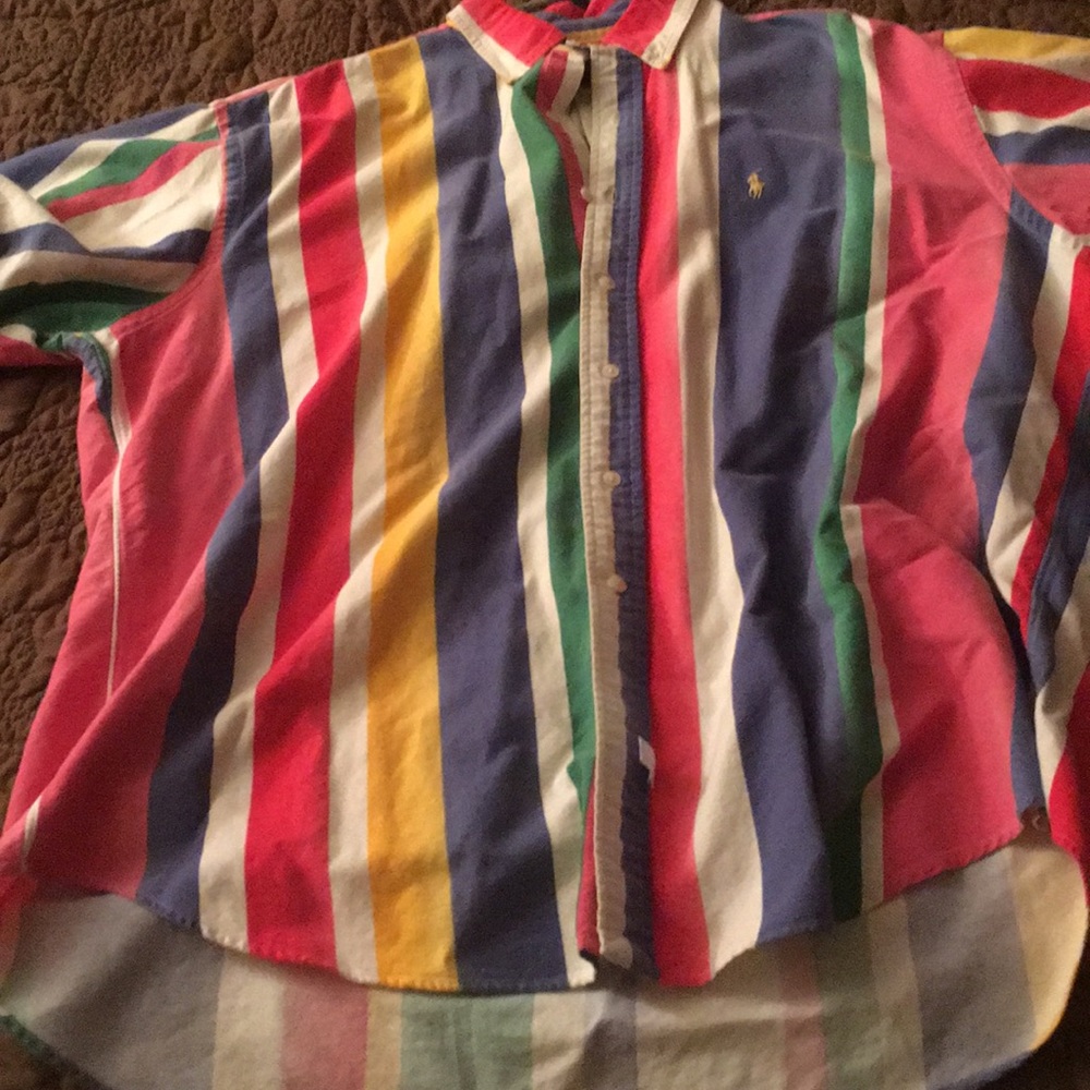 Vintage Polo short sleeve button up shirt.